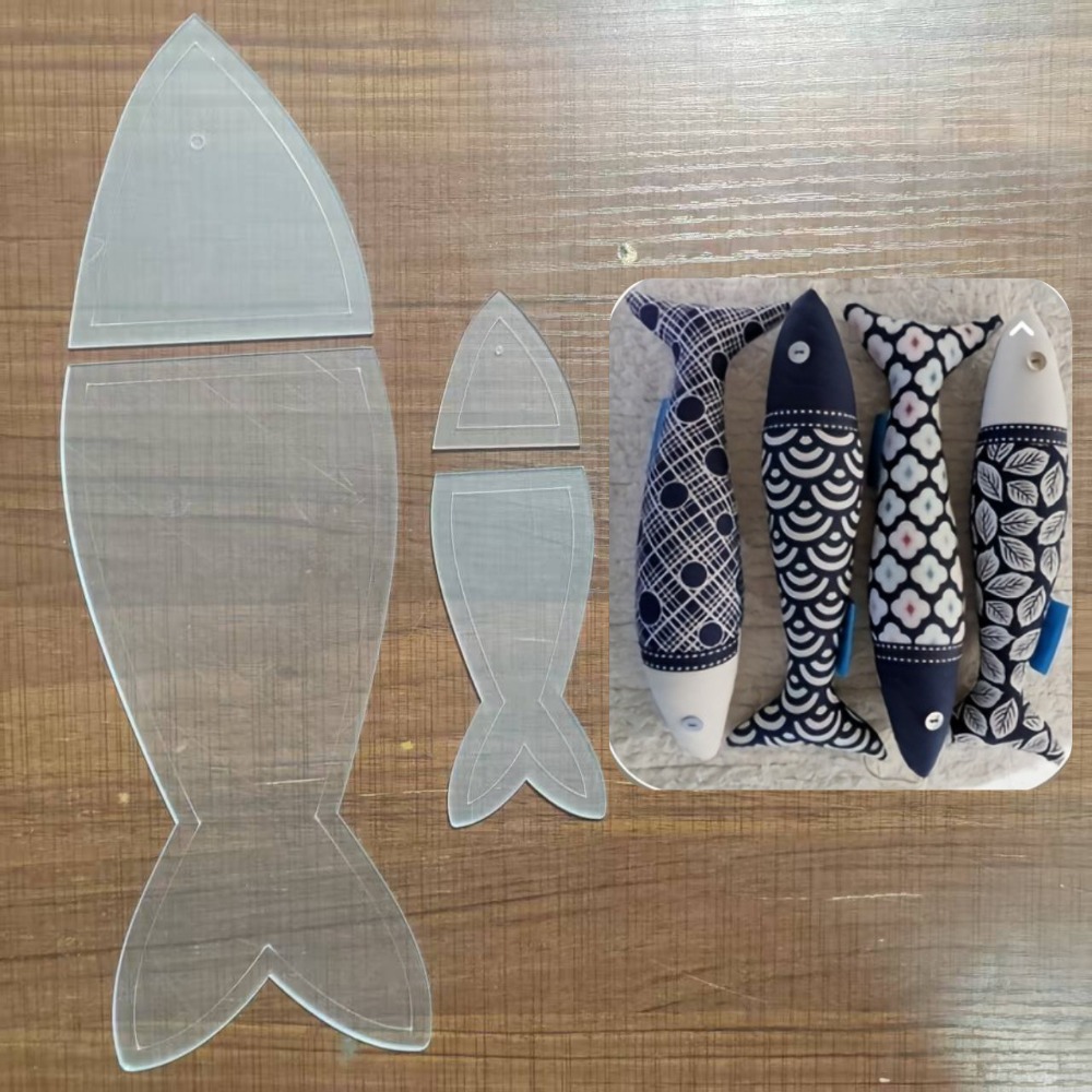 Embroidery Fish - Fish Quilting Template Acrylic Sewing Tool