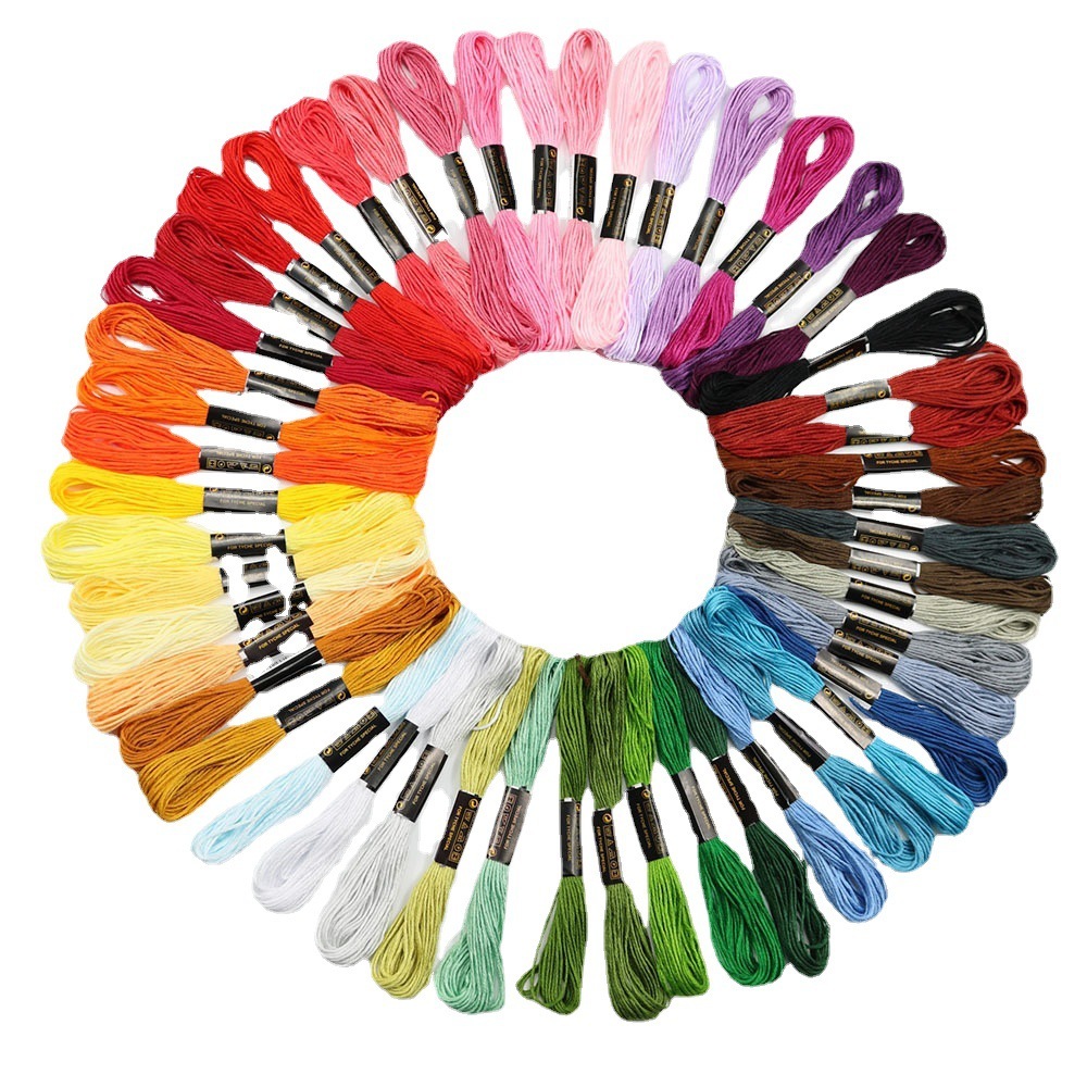 Embroidery Stitch - Fixed 50 color cross stitch thread.