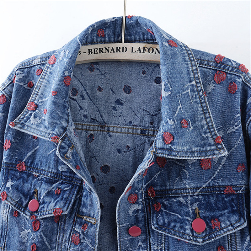 Vintage Embroidery Blue Loose  - đánh giá và giá Embroidery Jacket Jeans