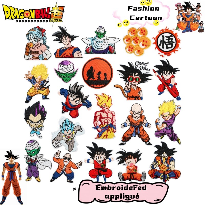 Dragon Ball Japanese Anime Cha - đánh giá và giá Embroidery Patches
