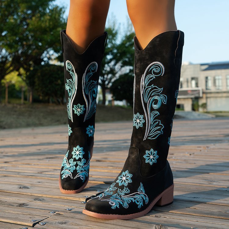 Retro Women Boot Fashion Women - đánh giá và giá Embroidery Youtube