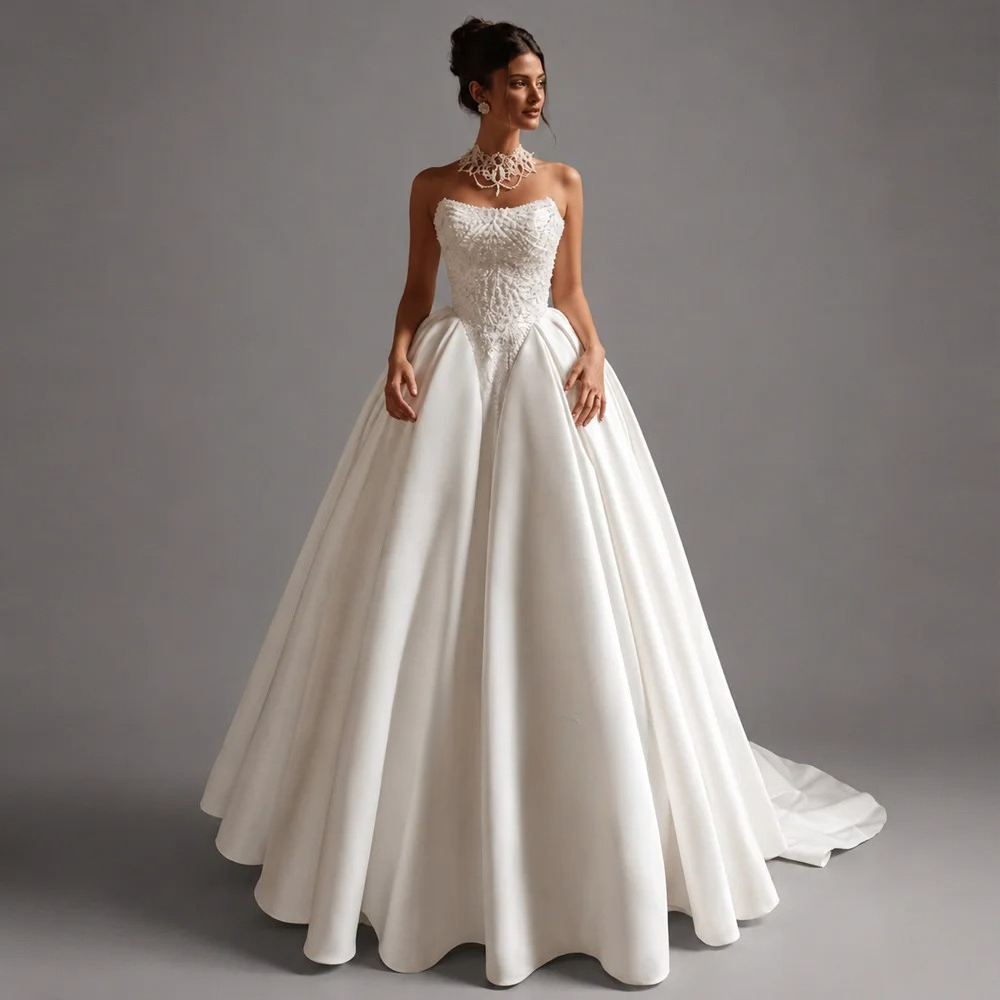 Customized Elegant Wedding Dre - đánh giá và giá Embroidery Online Design