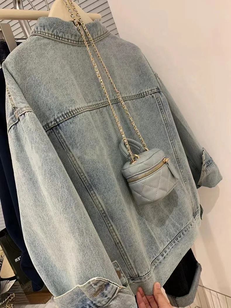Denim Coat Women Y2k Spring Au - đánh giá và giá Embroidery Jacket Jeans