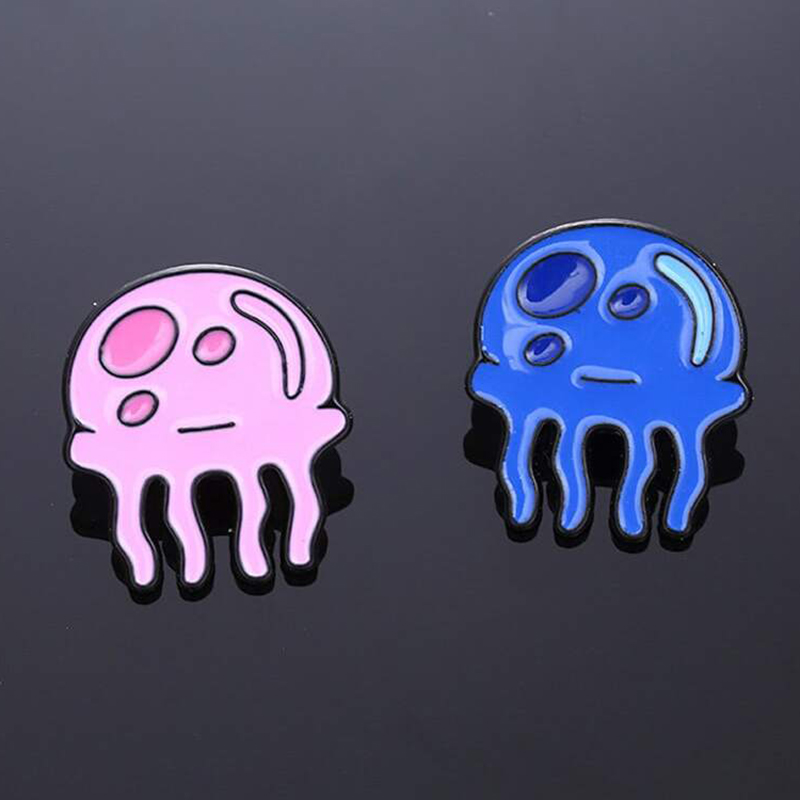 Kawaii Jellyfish Metal Badges  - đánh giá và giá Embroidery Fish