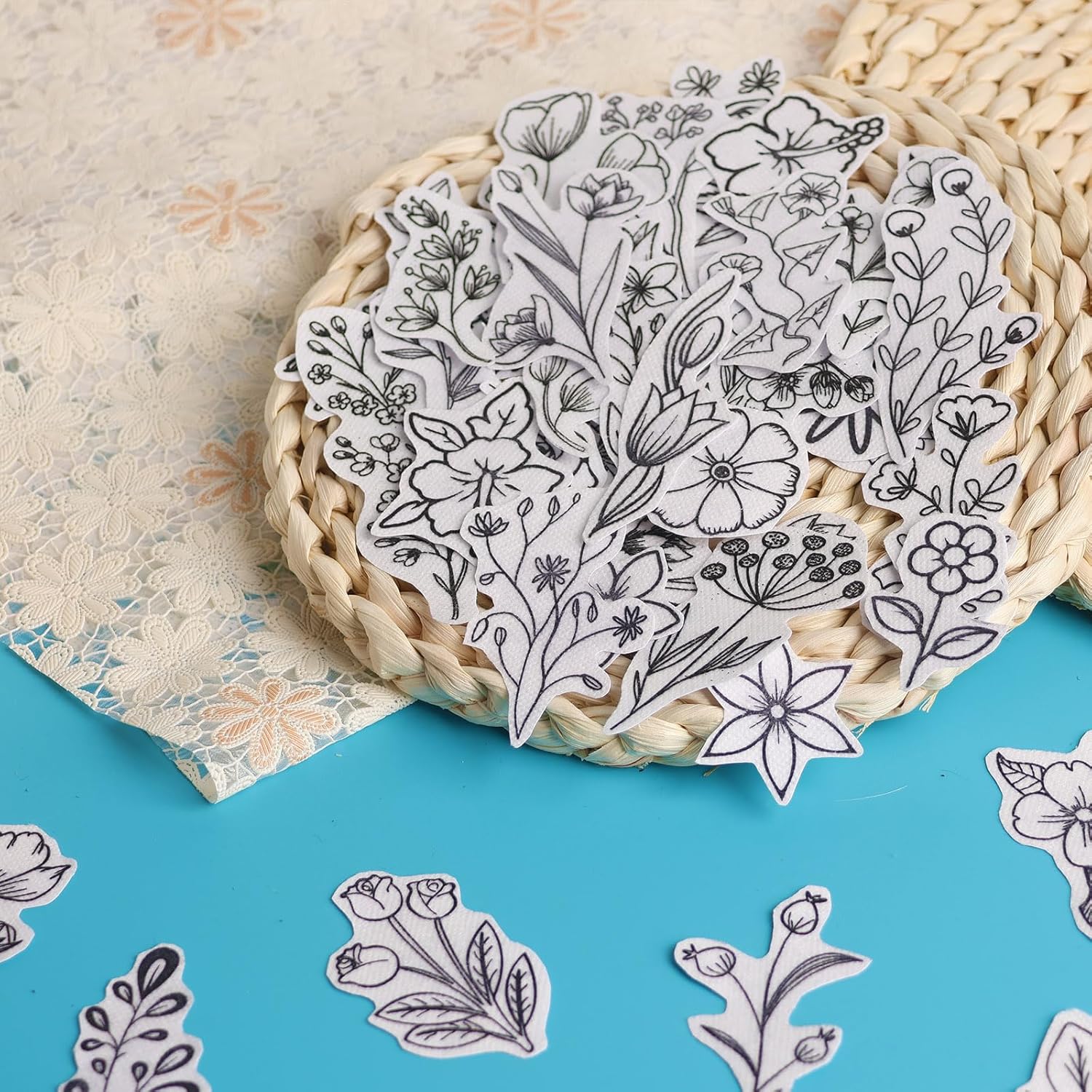 50Pcs Water Soluble Embroidery - đánh giá và giá Embroidery Ideas