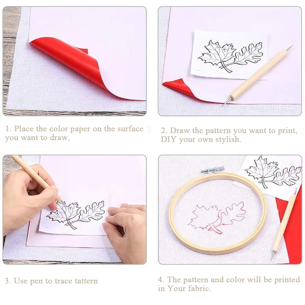 10pcs/set Embroidery Transfer  - đánh giá và giá Transfer Paper Carbon