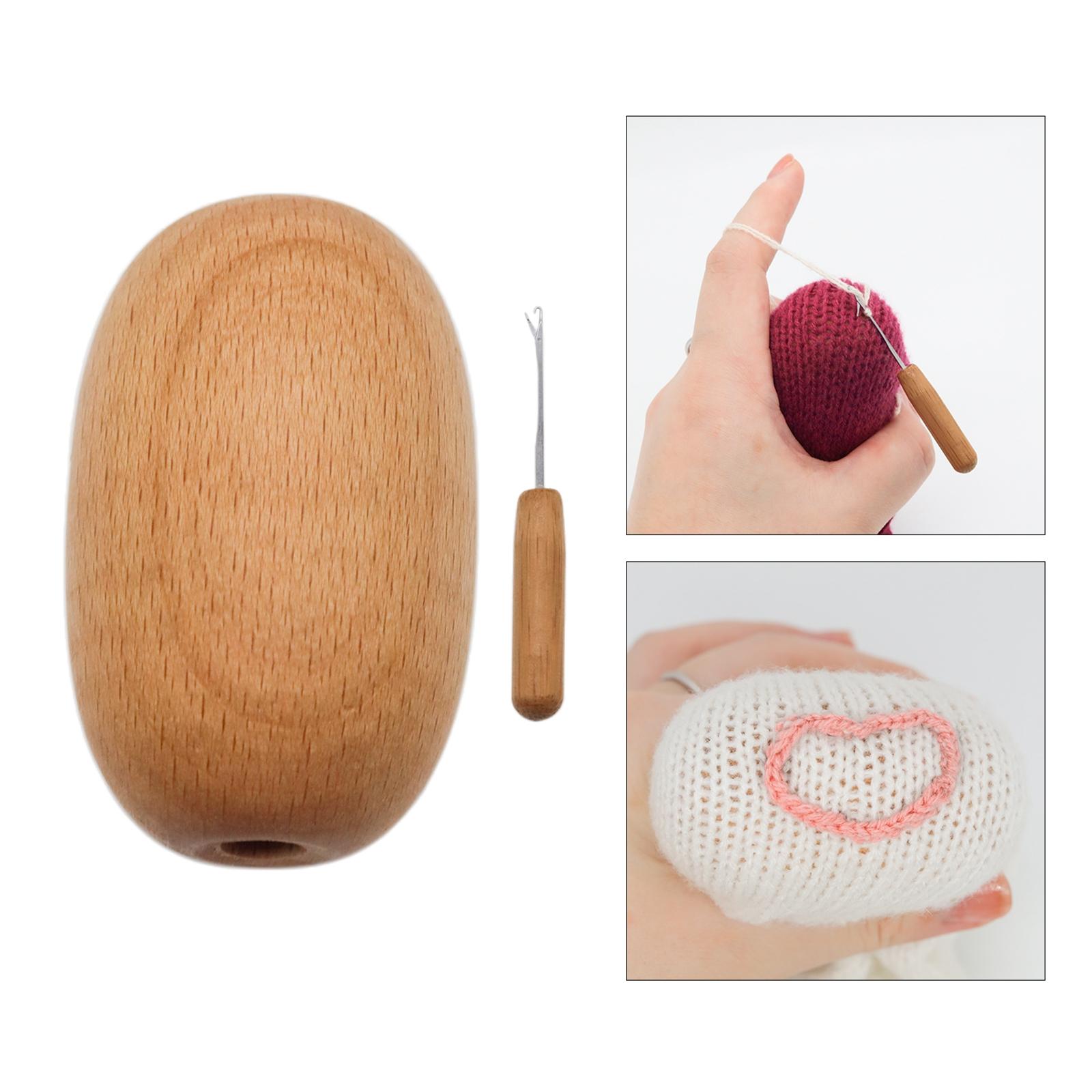 1x Darning Egg DIY with Needle - đánh giá và giá Embroidery Egg