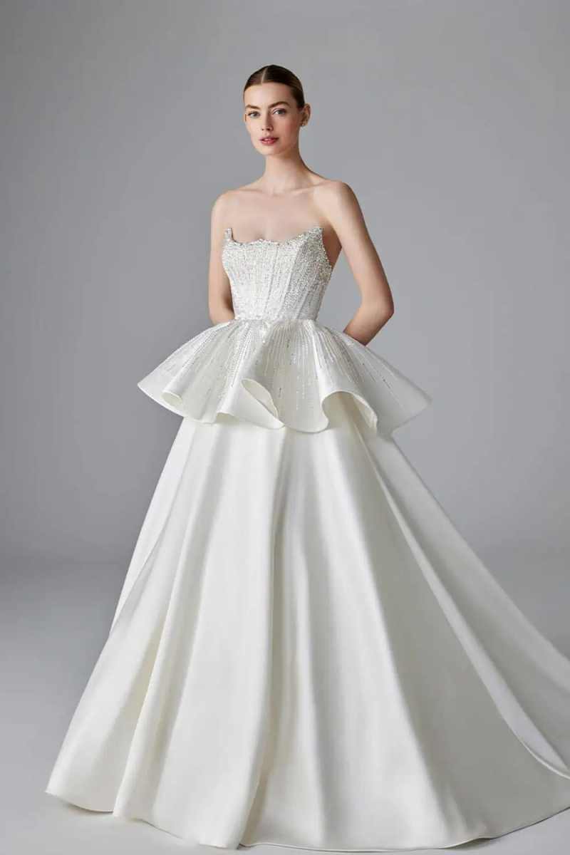 Elegant Wedding Dress A-Line S - đánh giá và giá Embroidery Online Design