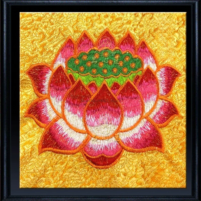 42CM Double Embroidery Satin F - đánh giá và giá Embroidery Cloth