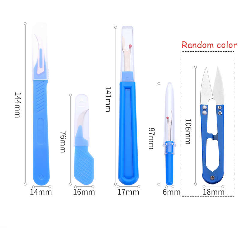 5Pcs Blue Sewing Ripper Kit wi - đánh giá và giá Embroidery Removal Tool