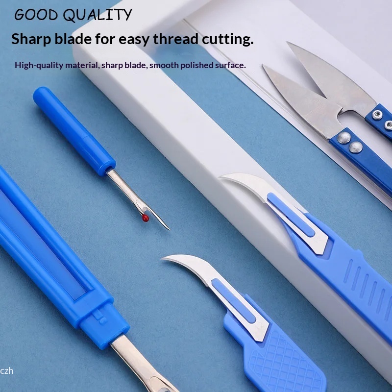 5Pcs Blue Sewing Ripper Kit wi - đánh giá và giá Embroidery Removal Tool