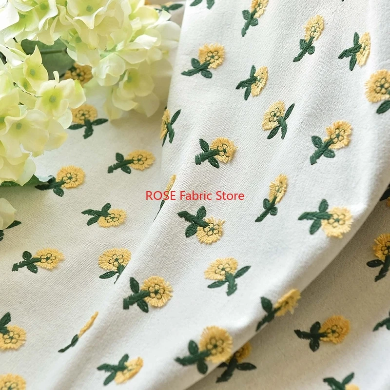 Ins-inspired 3D Small Yellow F - đánh giá và giá Embroidery Yellow Flower