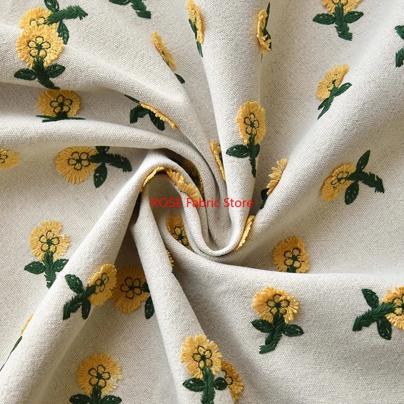 Ins-inspired 3D Small Yellow F - đánh giá và giá Embroidery Yellow Flower