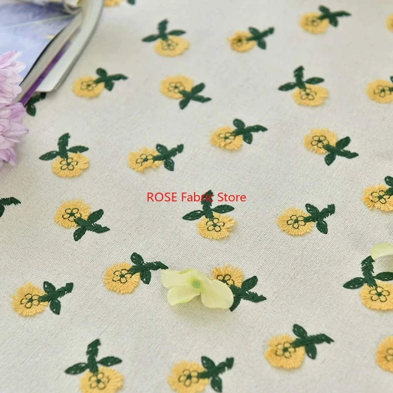 Ins-inspired 3D Small Yellow F - đánh giá và giá Embroidery Yellow Flower