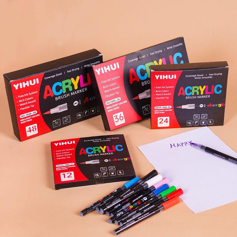 12-60 Colors Acrylic Markers P - đánh giá và giá Embroidery Egg