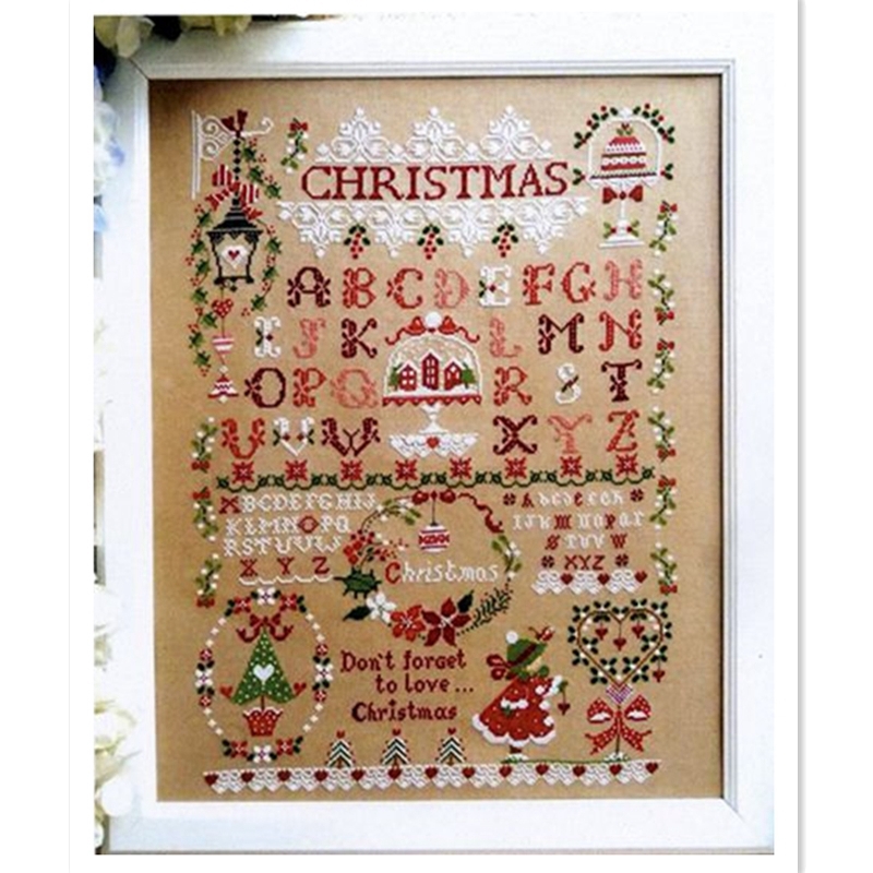 Christmas girl cross stitch ki - đánh giá và giá Embroidery Xmas Designs