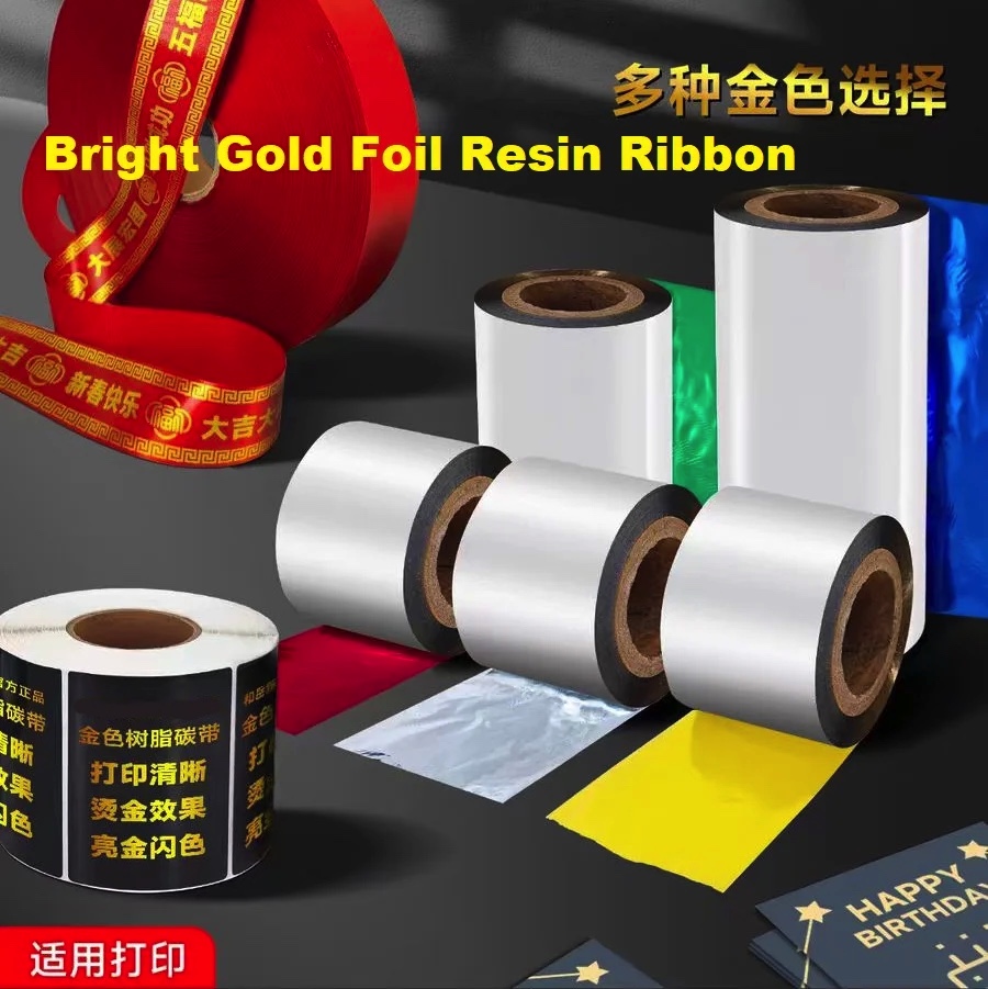 Color Golden Foil Resin Ribbon - đánh giá và giá Transfer Paper Carbon