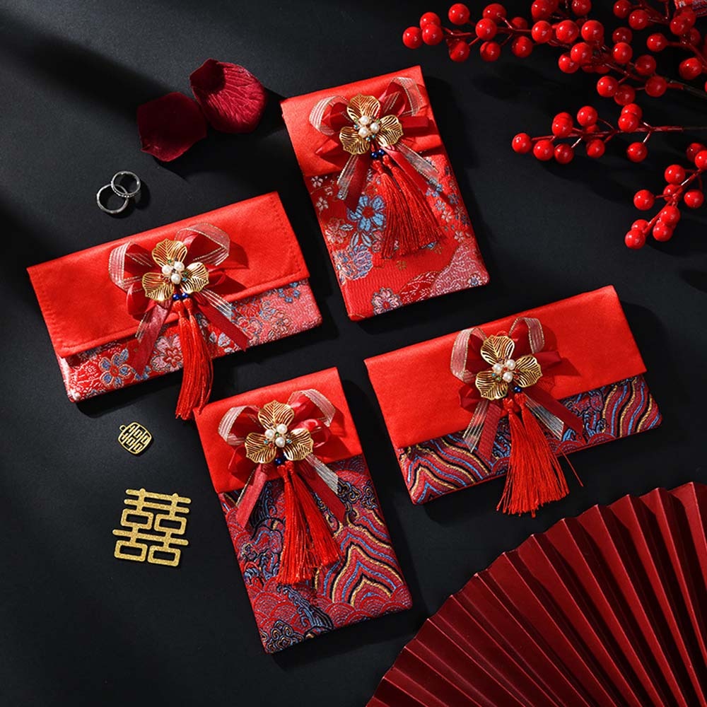 New Year Blessing Words Brocad - đánh giá và giá Embroidery Cloth