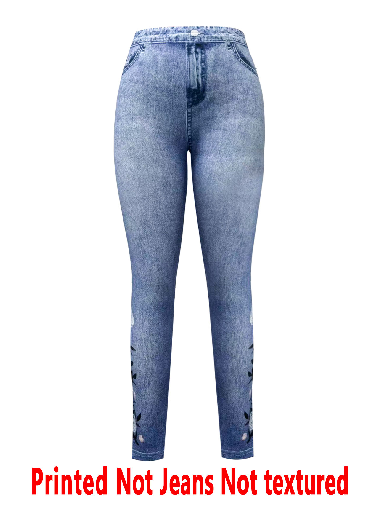1293 [Printed Pants - Not Deni - đánh giá và giá Embroidery Effect