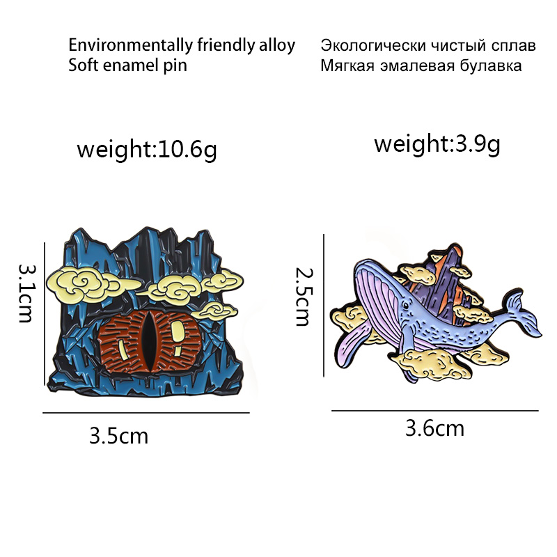 Cartoon Peak Devil's eye and W - đánh giá và giá Embroidery Fish