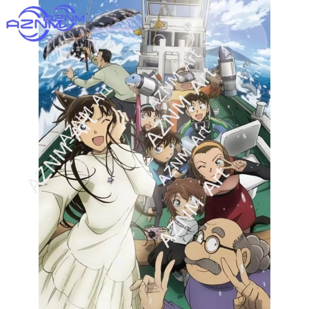 1pc Detective Conan Diamond Pa - đánh giá và giá Embroidery Canvas