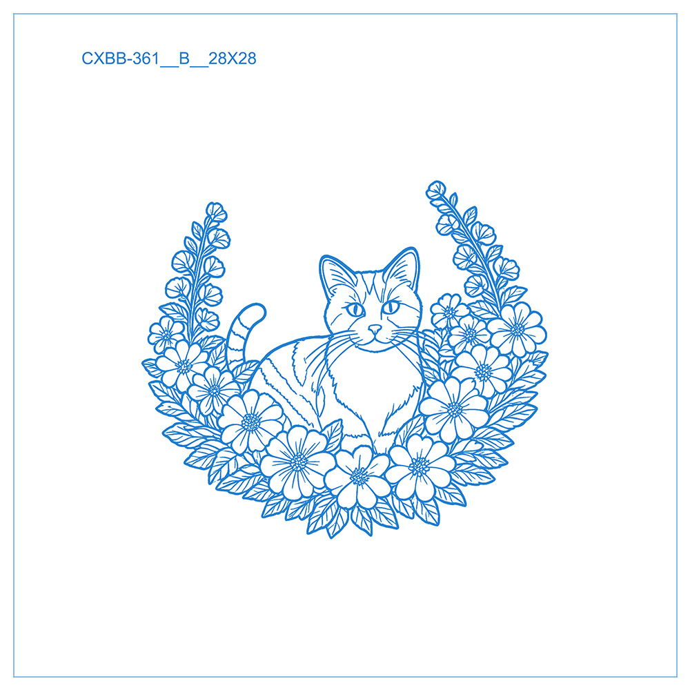 Evershine DIY Cat Animal Patte - đánh giá và giá Embroidery Design Patterns Flowers