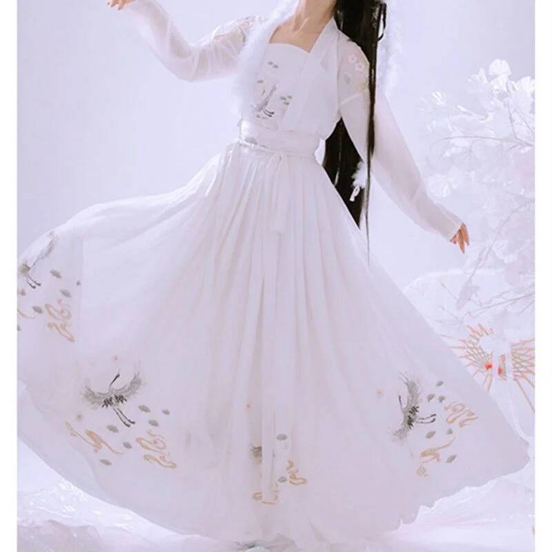 Chinese Ancient Hanfu Women's  - đánh giá và giá Embroidery Skirt