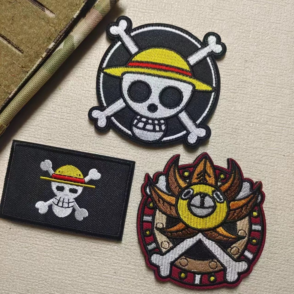 One Piece Cartoon sleeve patch - đánh giá và giá Embroidery Patches