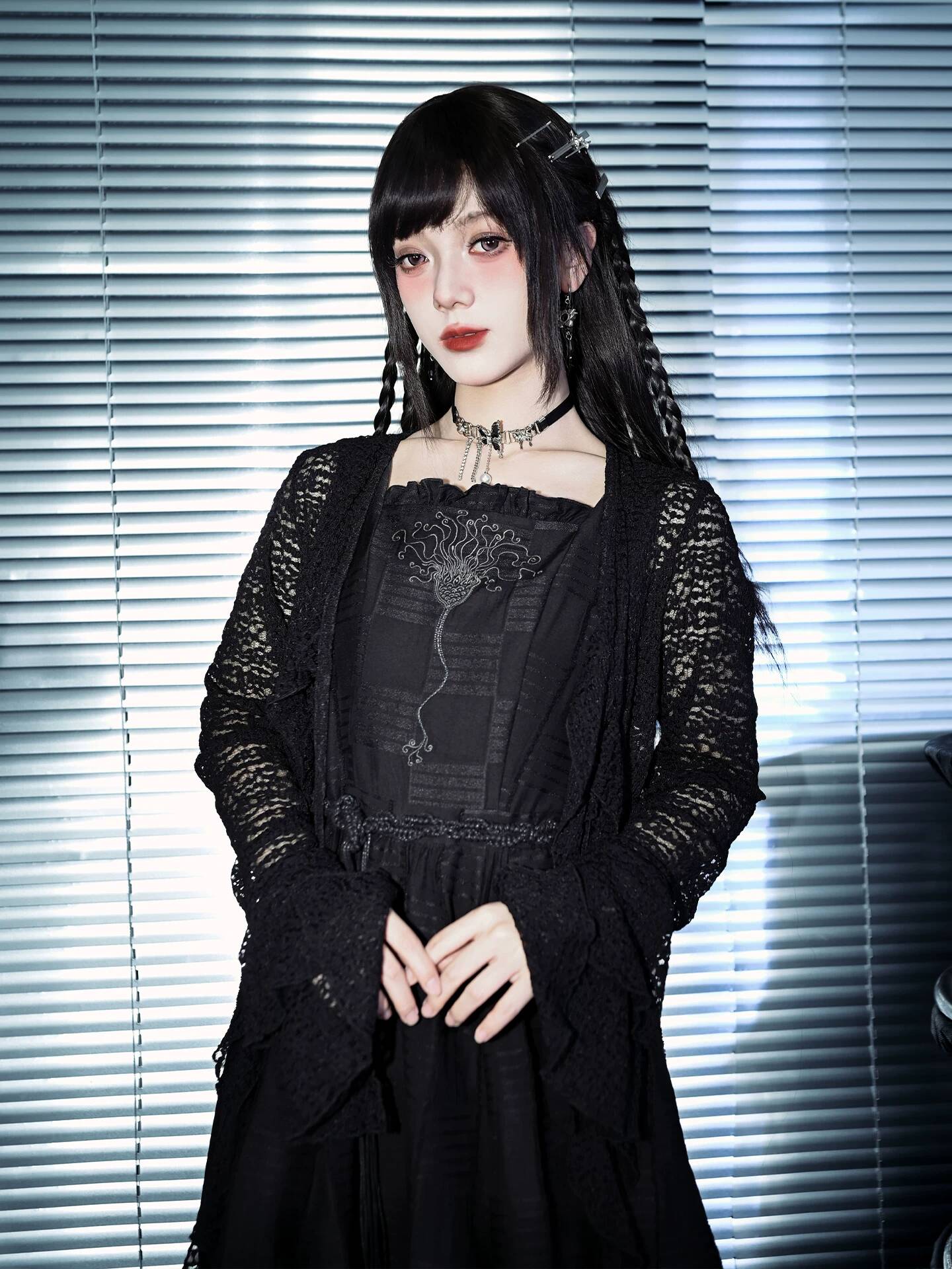 New Crinoid Embroidery Black D - đánh giá và giá Embroidery Skirt