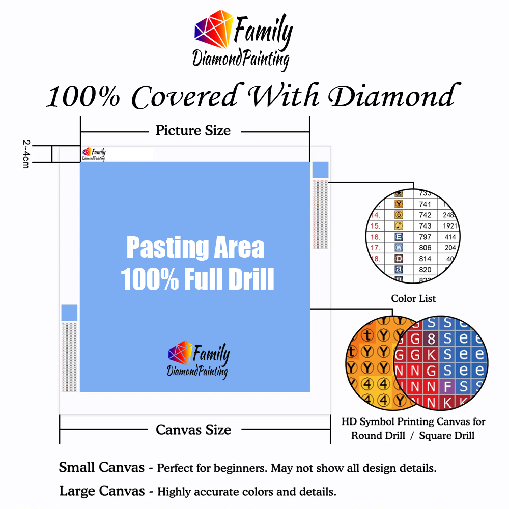 Diamond Painting Family Full F - đánh giá và giá Embroidery Egg