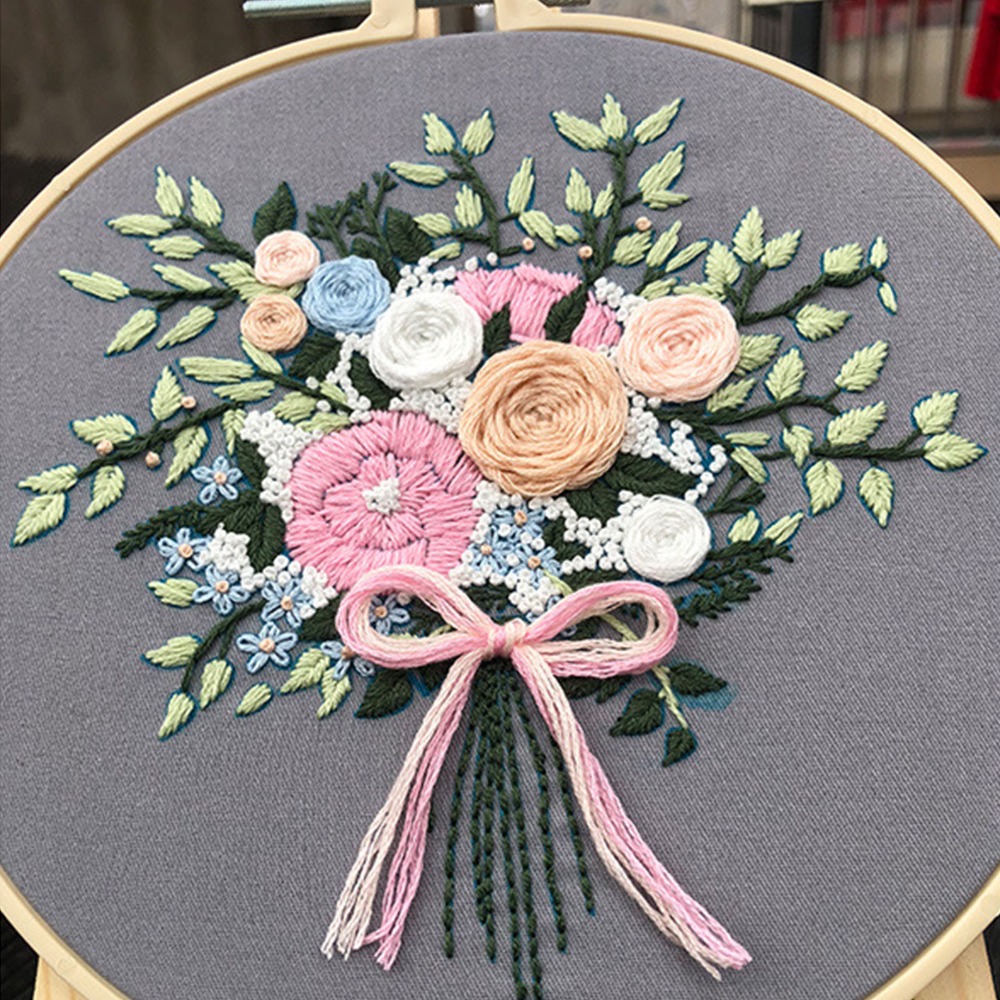 Printed Pattern Embroidery Sta - đánh giá và giá Embroidery Design Patterns Flowers