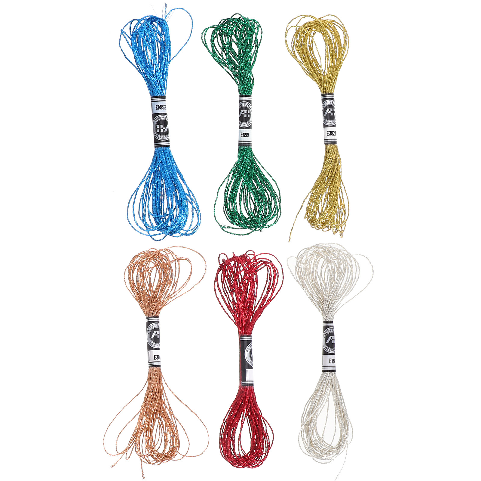 6Pcs Luxurious Metallic Embroi - đánh giá và giá Embroidery Stitch