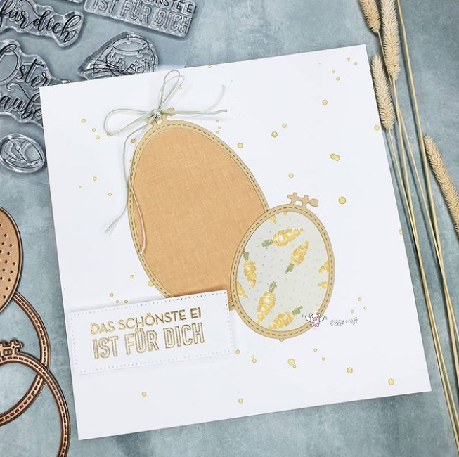 Hình Heo Con Thủ Công Cắt Kim  - đánh giá và giá Embroidery Egg