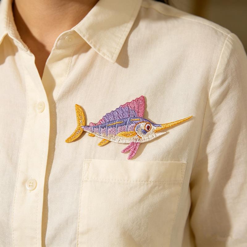 Dolphin Jellyfish Summer Sea F - đánh giá và giá Embroidery Fish
