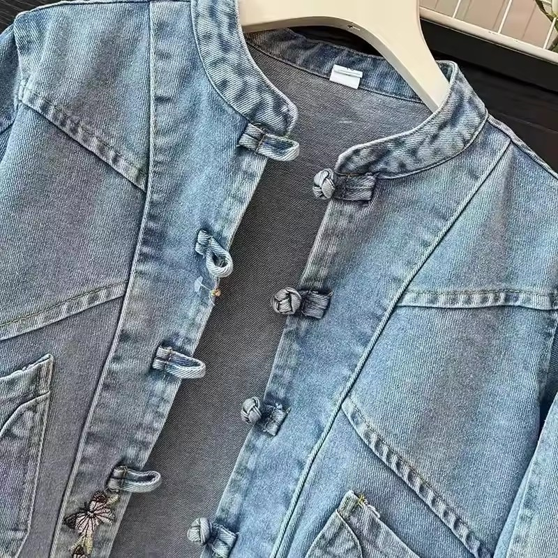 2025 Spring Autumn New Fashion - đánh giá và giá Embroidery Jacket Jeans