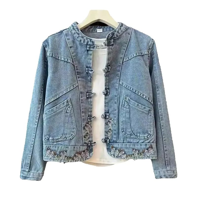 2025 Spring Autumn New Fashion - đánh giá và giá Embroidery Jacket Jeans