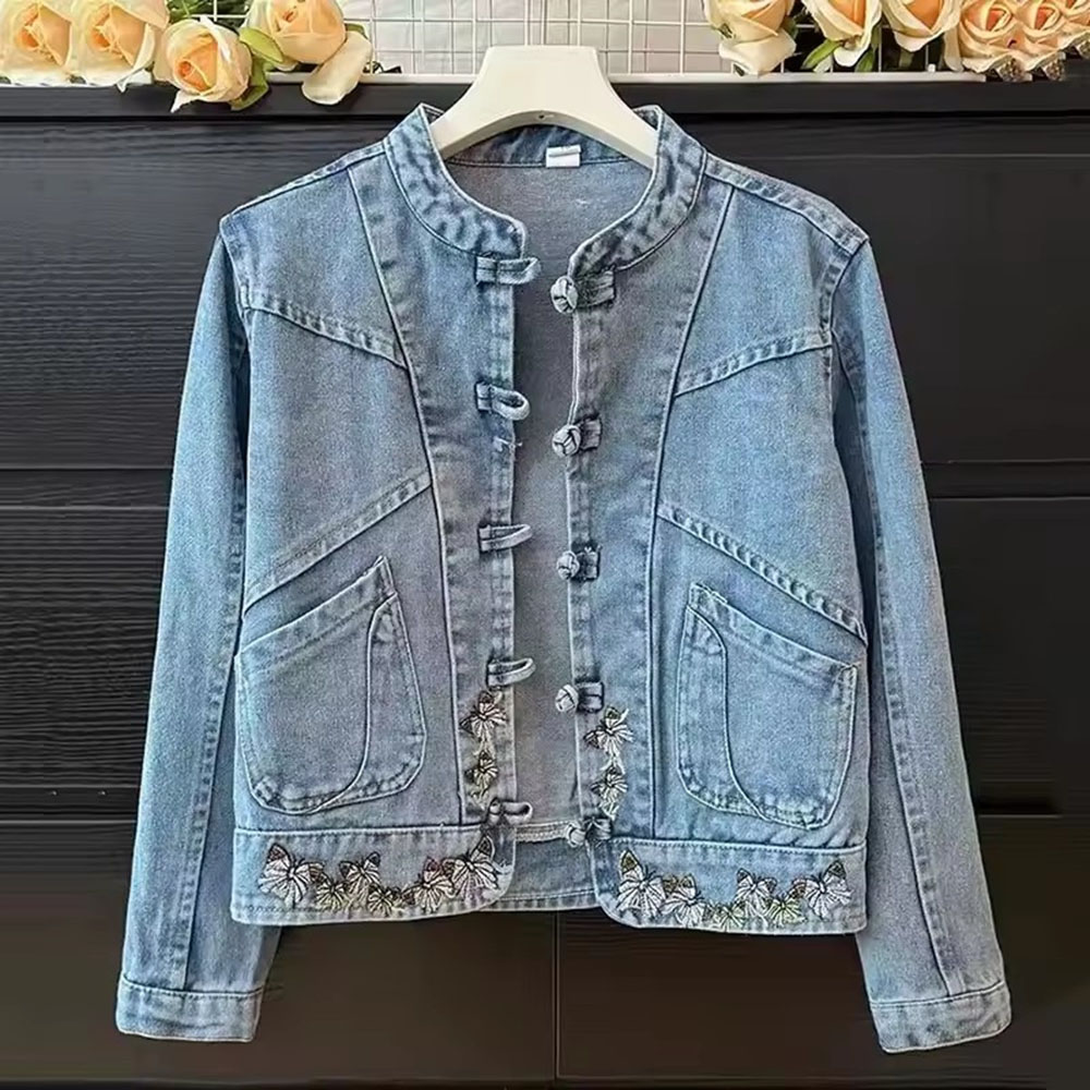 2025 Spring Autumn New Fashion - đánh giá và giá Embroidery Jacket Jeans