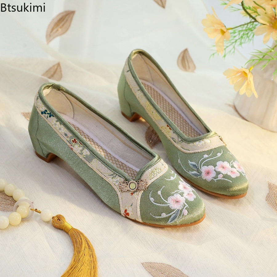 2026 New Women's Shoes Ethnic  - đánh giá và giá Embroidery Cloth