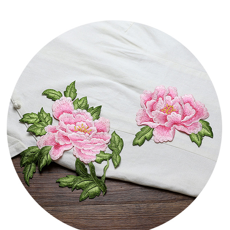 1 Pair Red Pink Yellow Embroid - đánh giá và giá Embroidery Yellow Flower