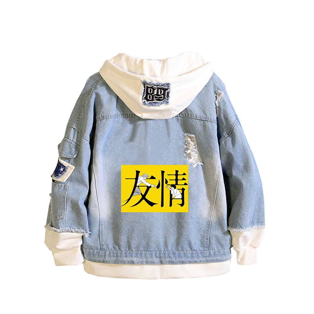 BANANA FISH Demin Jacket Anime - đánh giá và giá Embroidery Jacket Jeans