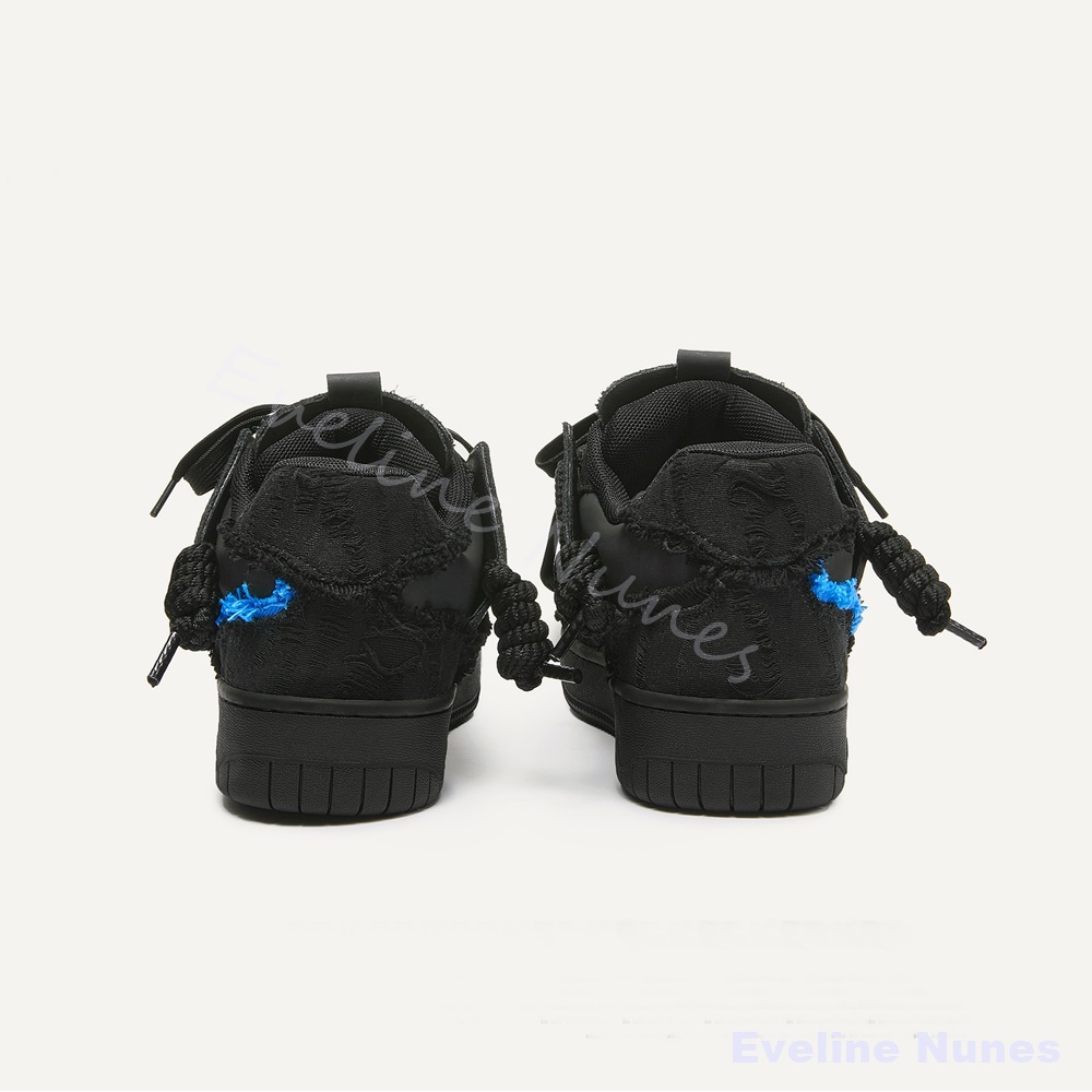 Black Frayed Raw Edge Platform - đánh giá và giá Embroidery Stitch