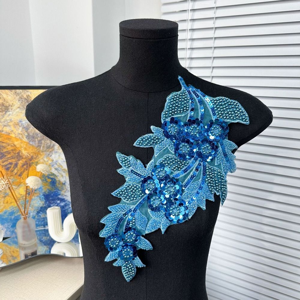 Fashion 3D Sequin Flower Patch - đánh giá và giá Embroidery Patches