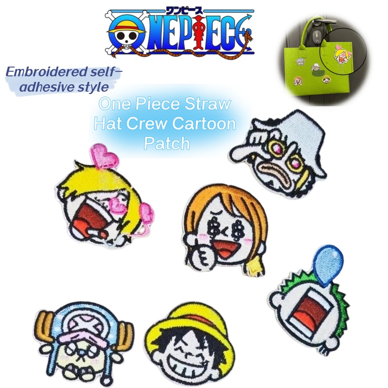 One Piece Straw Hat Crew Anime - đánh giá và giá Embroidery Patches