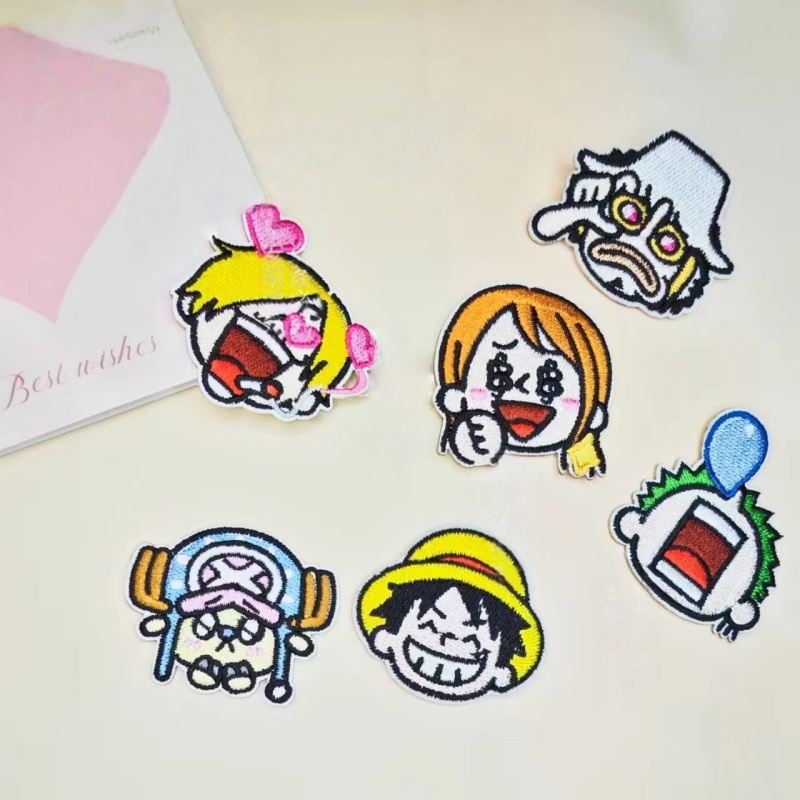 One Piece Straw Hat Crew Anime - đánh giá và giá Embroidery Patches
