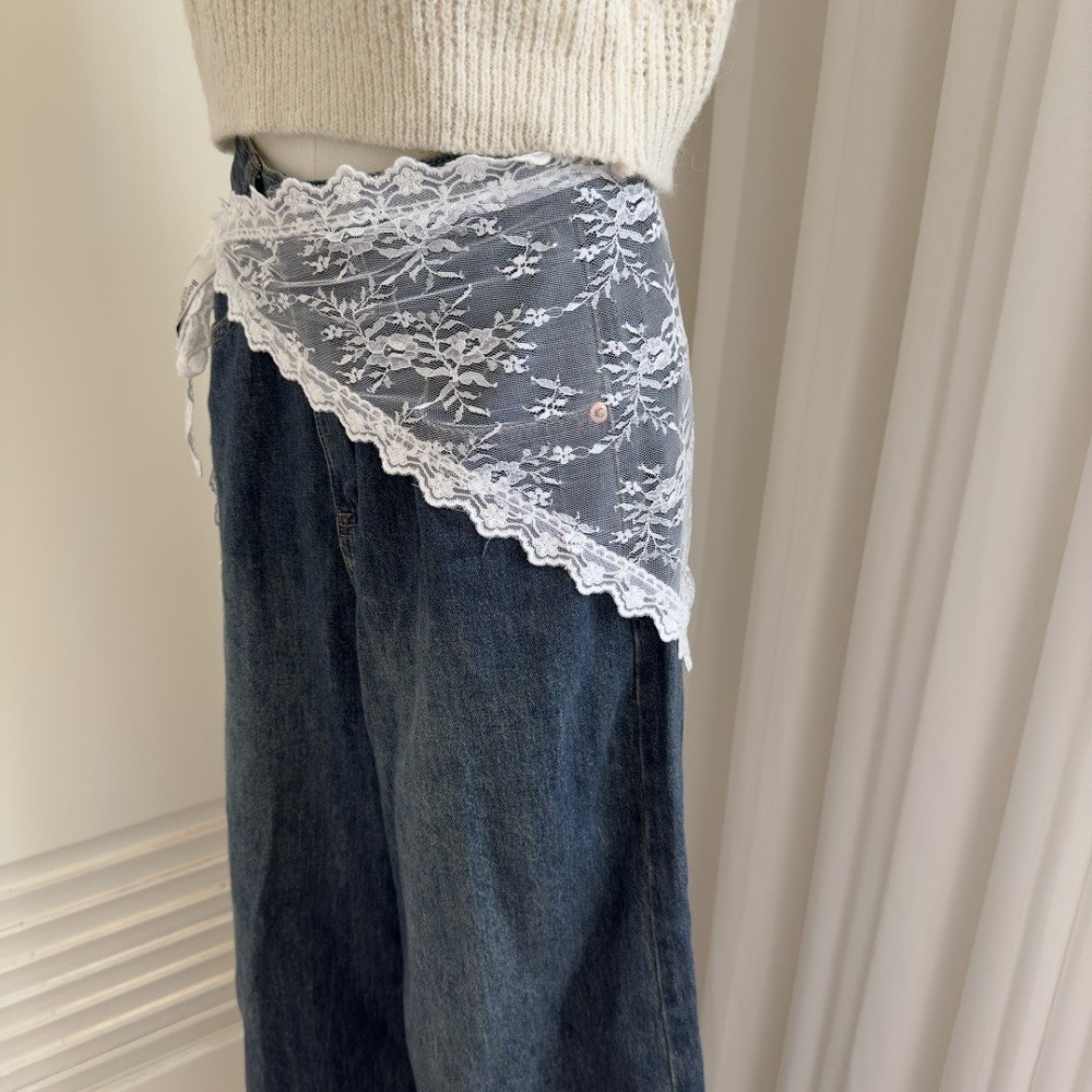 Fashion Y2K Triangle Apron Emb - đánh giá và giá Embroidery Skirt