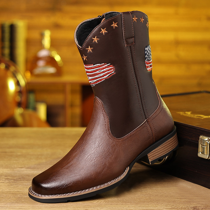 New Brand Men High Boots Embro - đánh giá và giá Embroidery Stitch