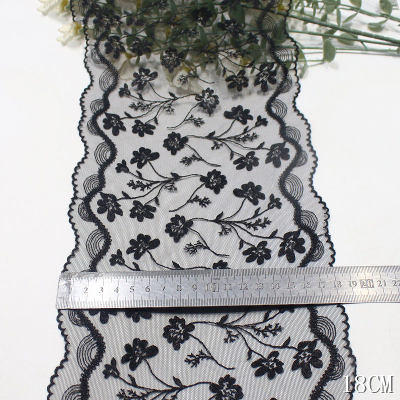 41yards Bilateral Embroidered  - đánh giá và giá Embroidery Yellow Flower