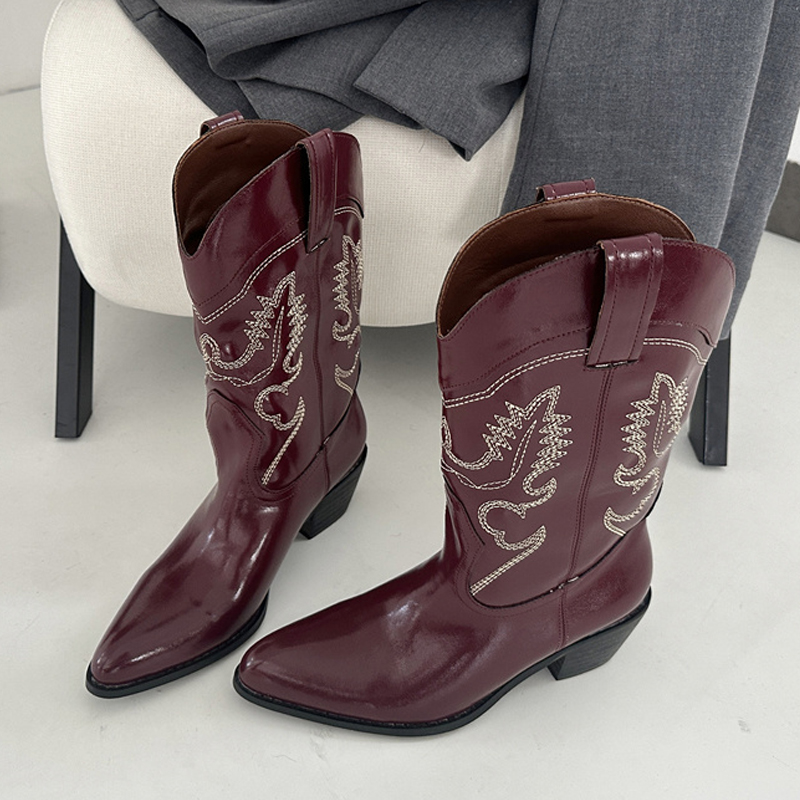 Liyke Designer Wine Red Leathe - đánh giá và giá Embroidery Ideas