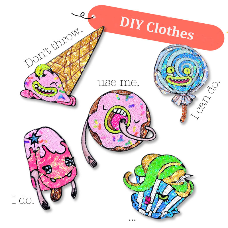 5PCS/Set Embroidered Sequins D - đánh giá và giá Embroidery Jacket Jeans