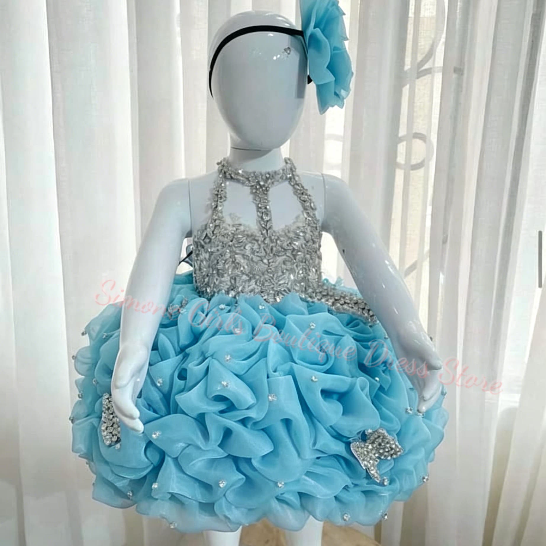 Yellow Ruffles Flower Girl Dre - đánh giá và giá Embroidery Yellow Flower